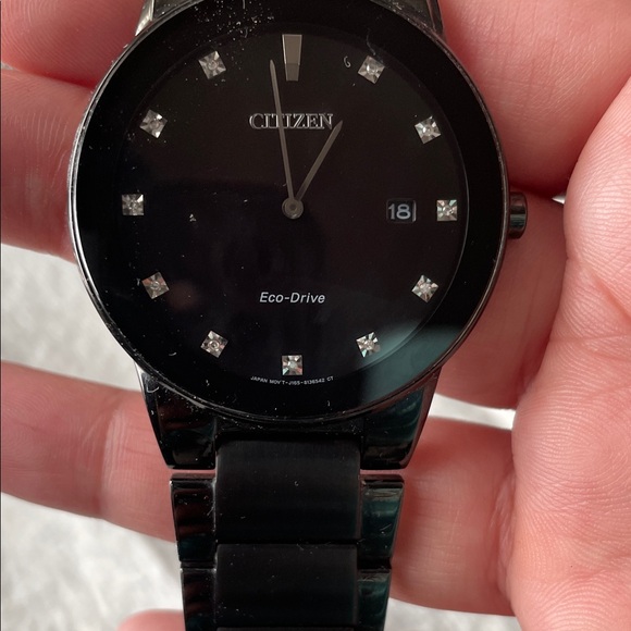 Citizen Eco-Drive Black Diamond Watch